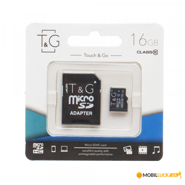   T&G MicroSDHC 16gb 10 class