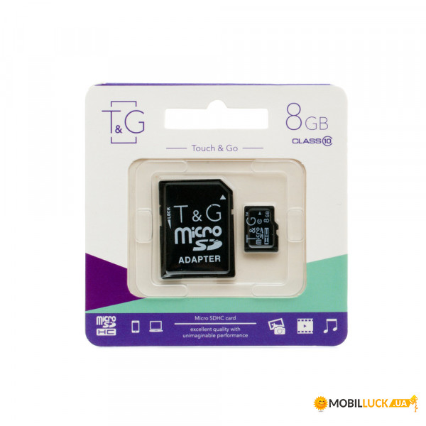   T&G MicroSDHC 8gb 10 class