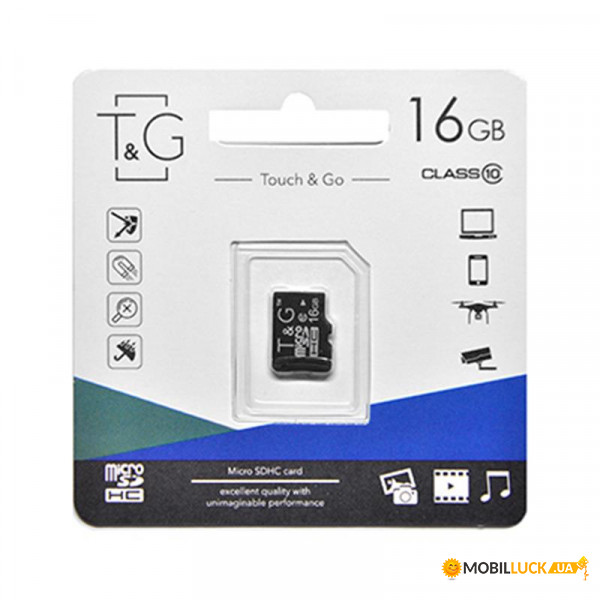  ' T&G MicroSDHC 16GB Class 10 (TG-16GBSDCL10-00)