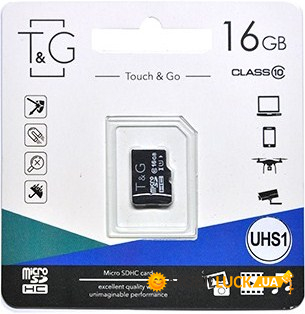   T&G MicroSDHC 16GB UHS-I Class 10 (TG-16GBSD10U1-00)