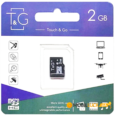   MicroSDHC 2GB Class 4 T&G (TG-2GBSD-00)