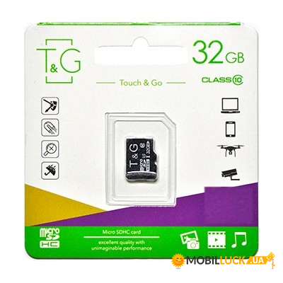   T&G MicroSDHC 32GB Class 10 (TG-32GBSDCL10-00)