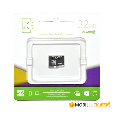   MicroSDHC 32GB UHS-I Class 10 T&G (TG-32GBSD10U1-00)