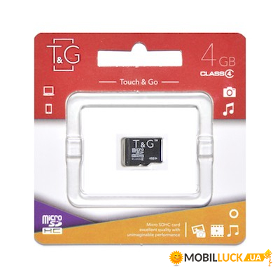   T&G MicroSDHC 4GB Class 4 (TG-4GBSDCL4-00)