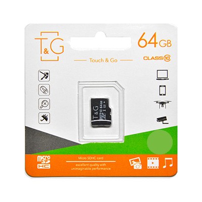   T&G MicroSDXC 64GB Class 10 (TG-64GBCL10-00)