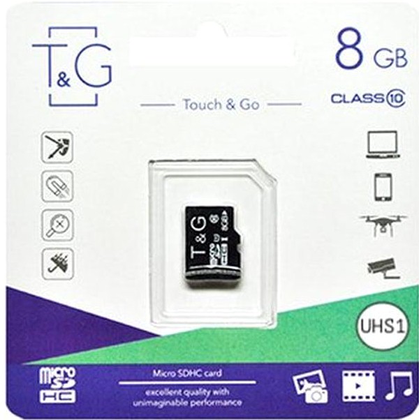   T&G micro SDHC 8GB class 10 TG-8GBSDCL10-00