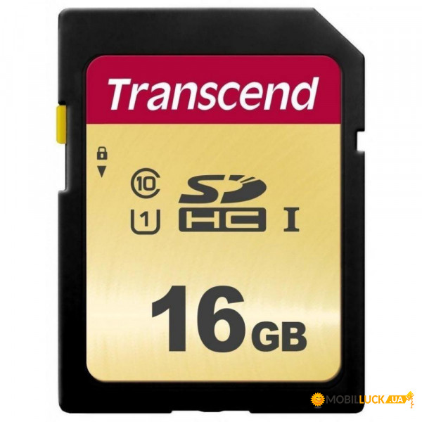  ' Transcend 16GB SDHC C10 UHS-I (TS16GSDC500S)