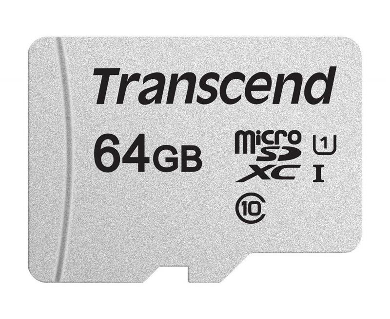   Transcend 64GB microSDXC C10 (TS64GUSD300S)