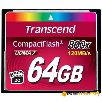   Transcend 64GB 800x (TS64GCF800)