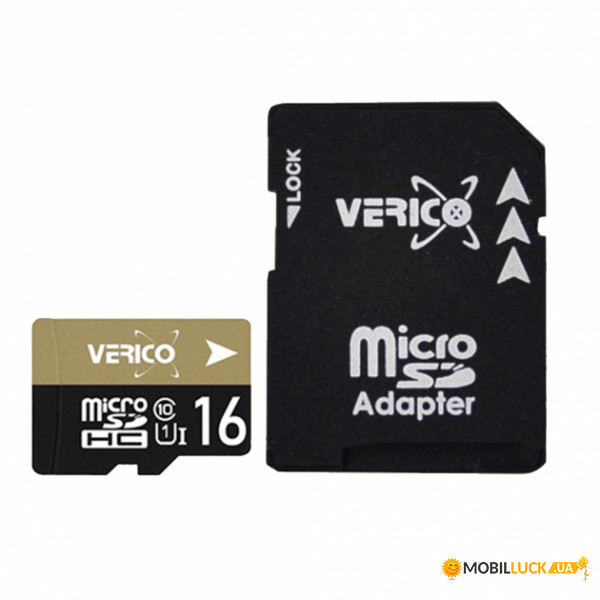   Verico MicroSDHC 16GB UHS-I (Class 10)+SD adapter