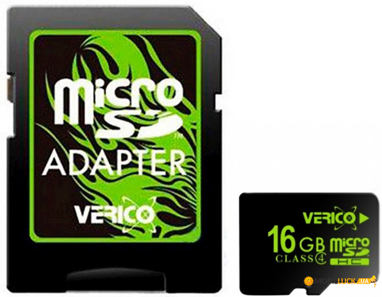   Verico microSDHC Class 4 SD adapter 16 Gb #I/S