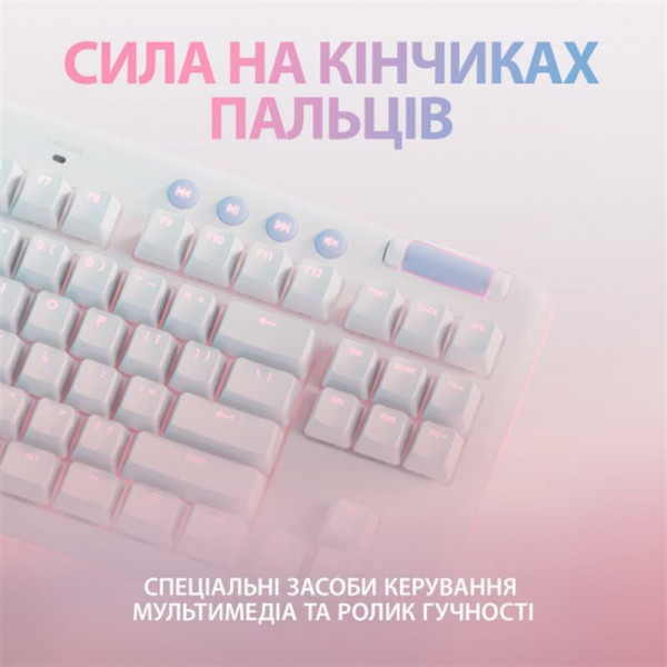  Logitech G713 Aurora Gaming GX Brown USB UA Off-White (920-010422)