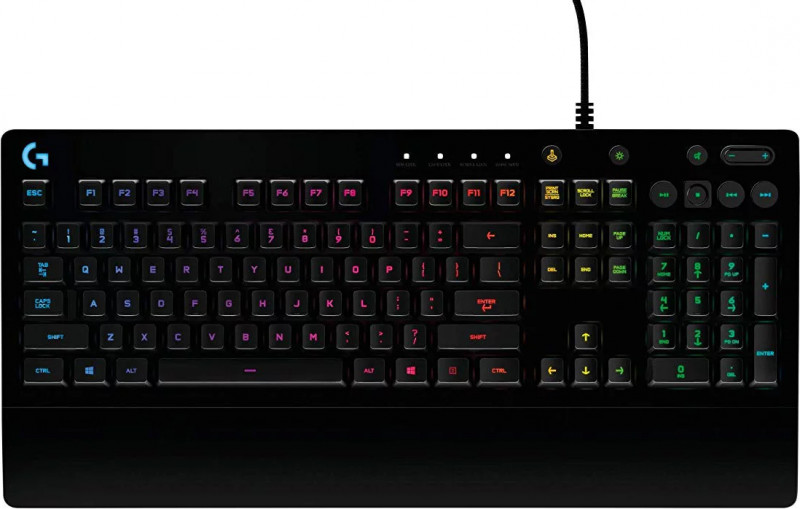  Logitech G213 Prodigy RGB Gaming Keyboard USB black (920-008092)