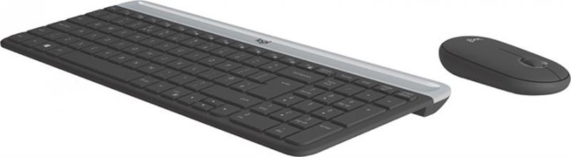  (, )  LOGITECH MK470 Slim Wireless Combo, US, Graphite (920-009204)