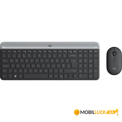  Logitech MK470 Wireless Slim Graphite (920-009206)