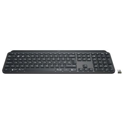  Logitech MX Keys Advanced for Business Wireless Illuminated UA Graphite (920-010251)