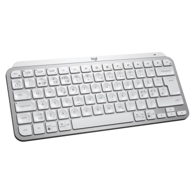 Logitech MX Keys Mini For Business Wireless Illuminated UA Pale Grey (920-010609)
