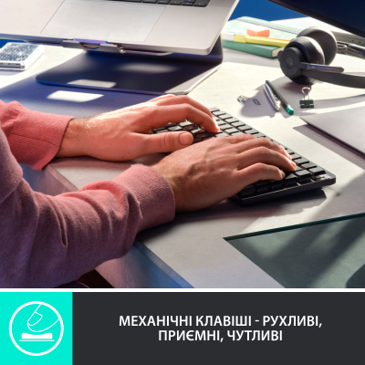  Logitech MX Mechanical Mini Minimalist Graphite (920-010780)