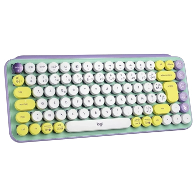  Logitech POP Keys Wireless Mechanical Keyboard UA Daydream Mint (920-010736)