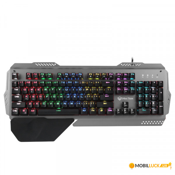  Meetion Gaming Mechanical Wired Keyboard RGB Backlit MK-20 |RU/EN | black-grey (12594)