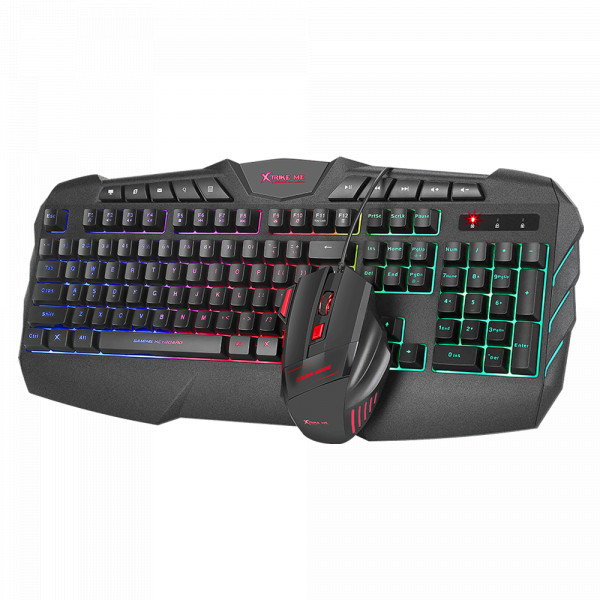  Gaming Combo 2-in1 Xtrike Me MK-880KIT (Keyboard ENG /Mouse) black (12531)