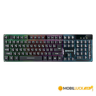  Real-El 8700 Gaming Backlit black