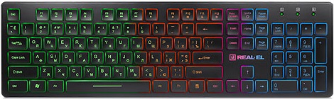  REAL-EL Comfort 7070 Backlit USB black