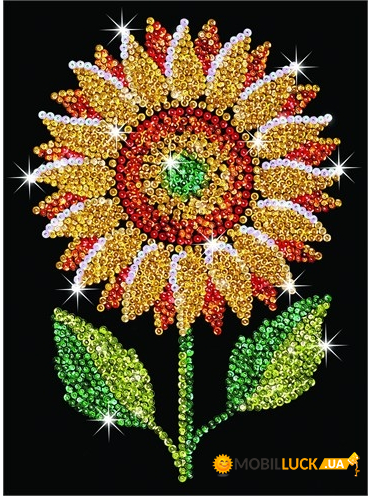    Sequin Art BLUE Sunflower (SA1216)