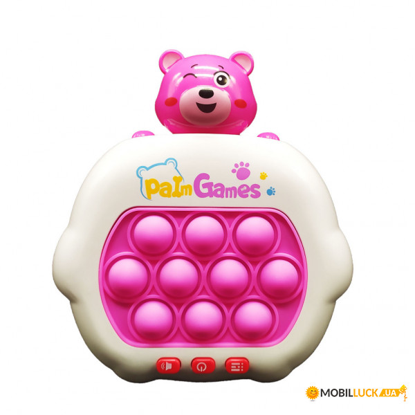    Bambi Pop It 15749K(Pink)  Quick Push Puzzle Game Fast 