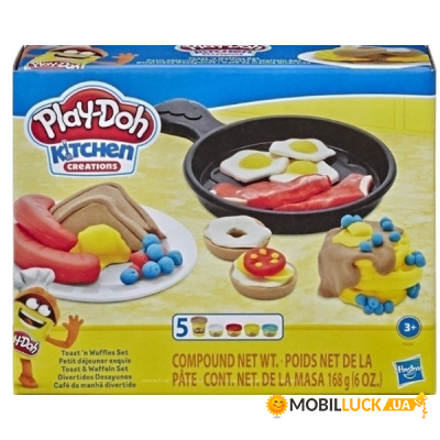    Hasbro Play-Doh Toast and Waffles (E7274)