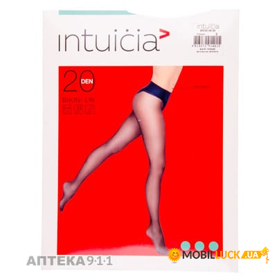   Intuicia BIKINI LW 20 den 2 Black