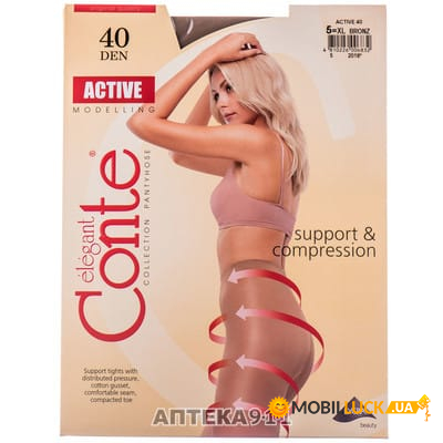   Conte Elegant ACTIVE 40 den 5 Bronz