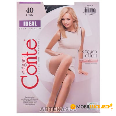   Conte Elegant IDEAL 40 den 2 Grafit