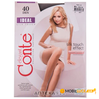   Conte Elegant IDEAL 40 den 4 Mocca