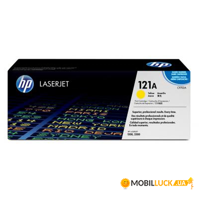   HP 121A  CLJ 1500/2500 4000  Yellow (C9702A)