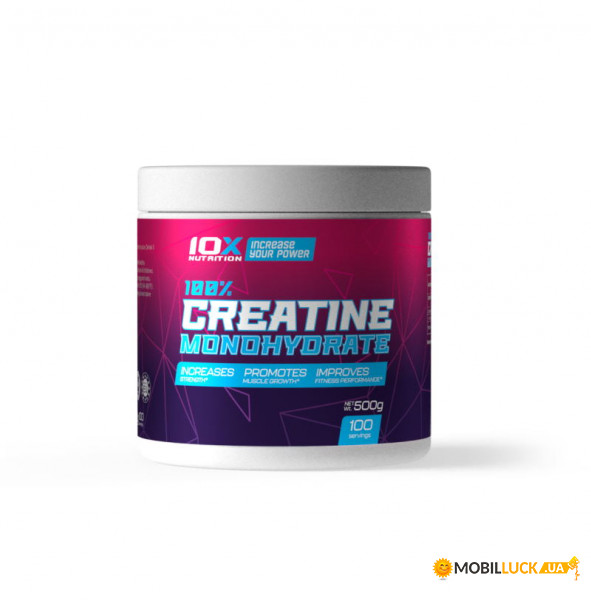   10XNutrition 100 Creatine Monohydrate 500  