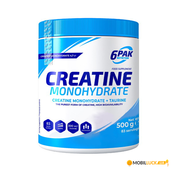   6PAK Nutrition Creatine Monohydrate 500  