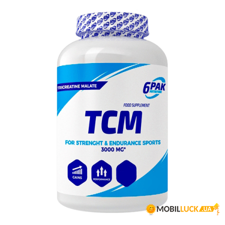   6PAK Nutrition Creatine TCM 120 