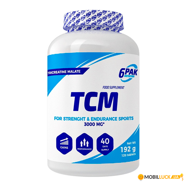  6PAK Nutrition TCM 120 