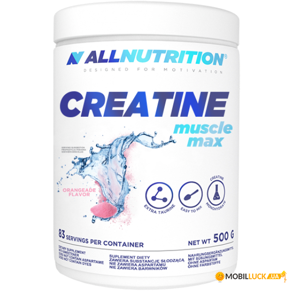  All Nutrition Creatine Muscle Max 500g Orange 100-59-7195756-20