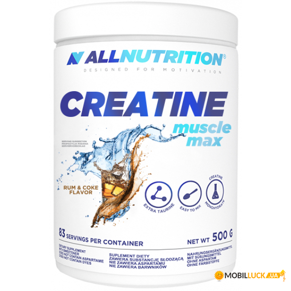  All Nutrition Creatine Muscle Max 500g Red Curant 100-82-0494698-20