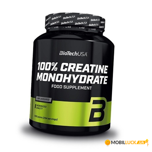  BioTech (USA) 100 % Creatine Monohydrate 1000 (31084001)