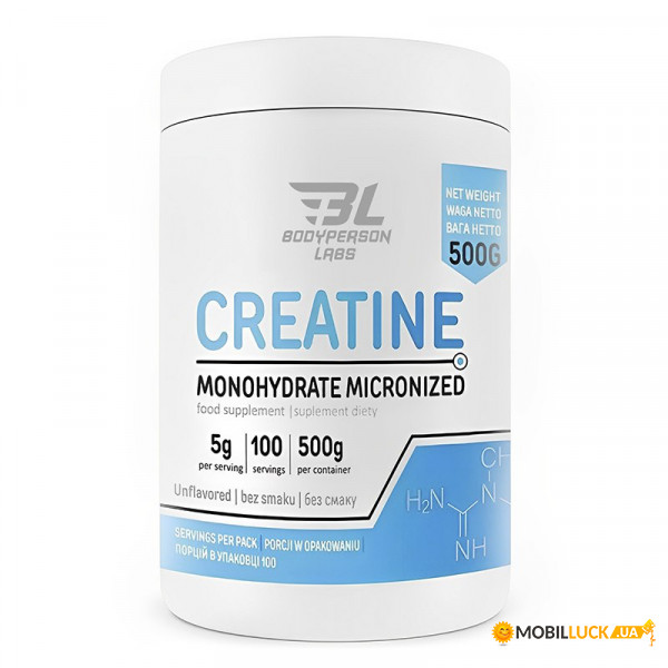  BodyPerson Labs Creatine monohydrate 500g Pure