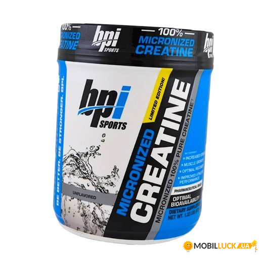  BPI Sports MICRONIZED Creatine 600 g -UNFLAVORED