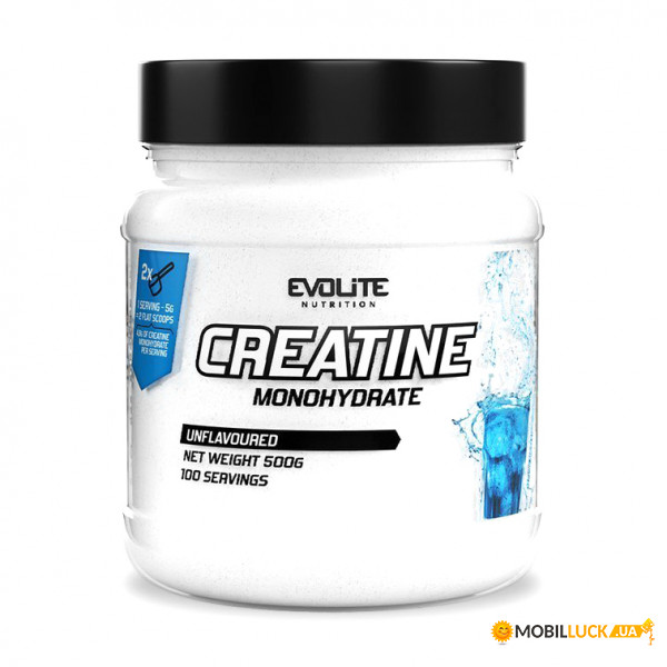  Evolite Nutrition Creatine Monohydrate 500 g unflavoured