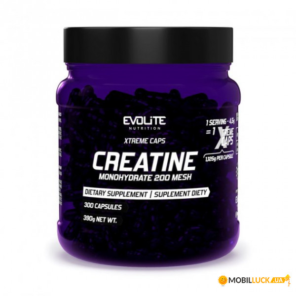  Evolite Nutrition Creatine Monohydrate Xtreme 300 caps