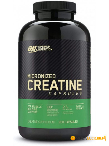  Optimum Nutrition Micronized Creatine Capsules 200  (4384303767)