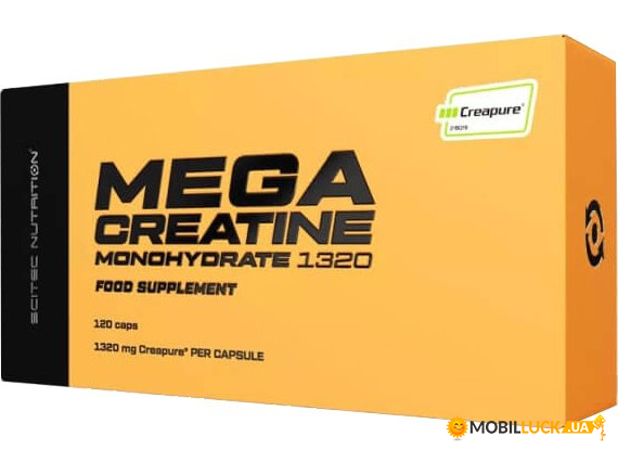  Scitec Nutrition Mega Creatine Monohydrate 1320 120 caps