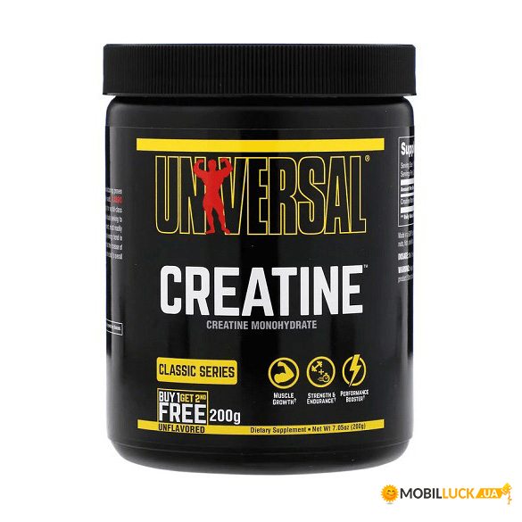  Universal Nutrition Creatine 200 g unflavored