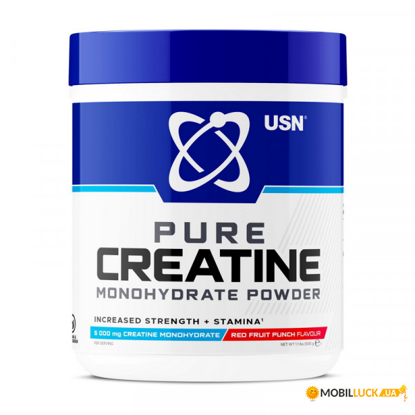  USN Creatine Monohydrate 500 g red fruit punch